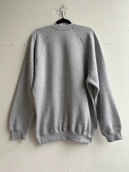 Russel grey, yellow, black printed sweatshirt