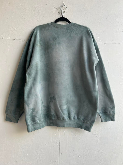 ildan organic khaki green/grey, blue, black, pink printed sweatshirt by OADC, 2026